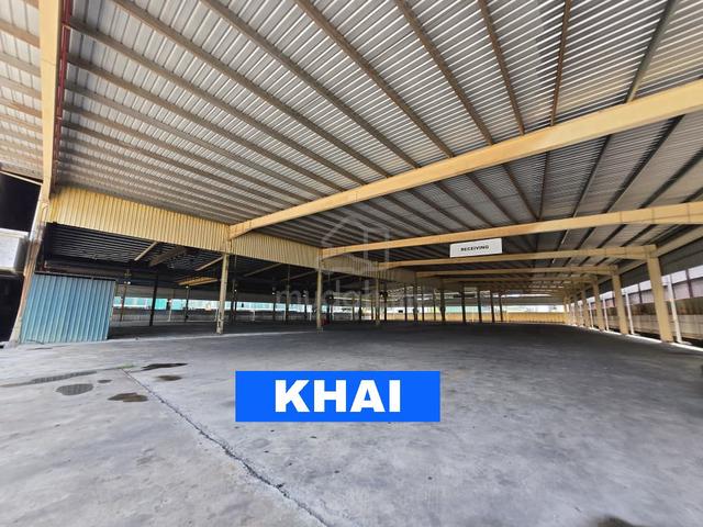 WIDE Detached Factory Warehouse For RENT Bukit Minyak Industrial Zone 1