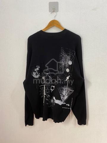 HARE Graphic Deconstructed Cardigan Black - photo 5 of 6