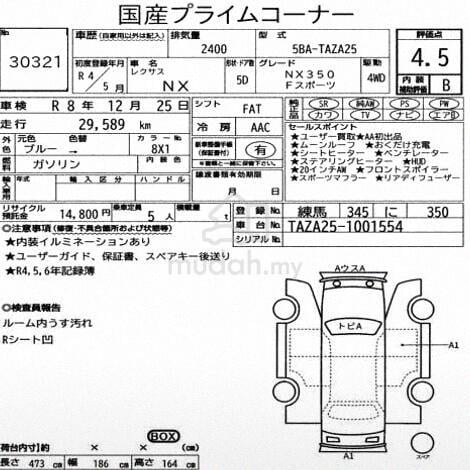 2022 Lexus NX 350 2.4 F SPORT AWD Free 8Y Warranty - 2
