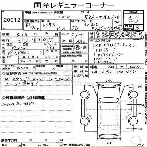 2023 RX350 F SPORT 16/6 Bid first come first get - 5