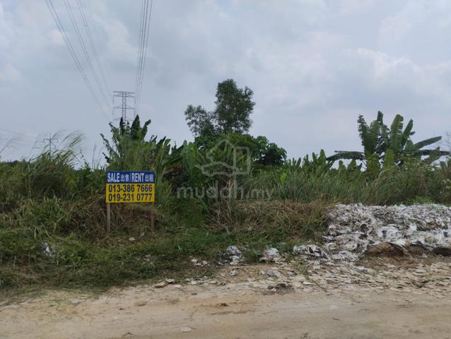Johan Setia 4 Ekar Tanah Pertanian Sewa Tepi Jalan dkt WCE Kesas Hway 1