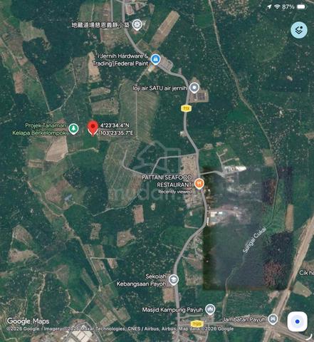Tanah Pertanian 6.2 Ekar, Bebas Banjir, Ada Akses Jalan, GAHARU 550 1