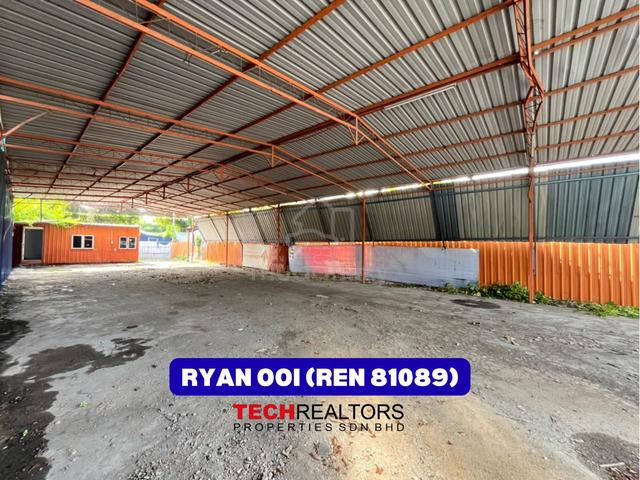 Vacant Land with Roof For Rent, Facing Main Road, Jalan Langgar 1