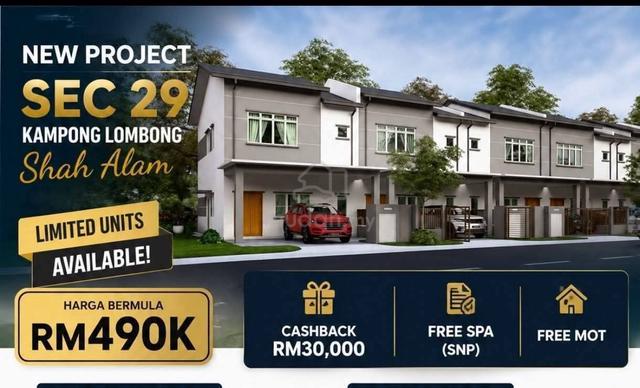 Shah alam sec 29 teres dekat dengan quayside mall 1
