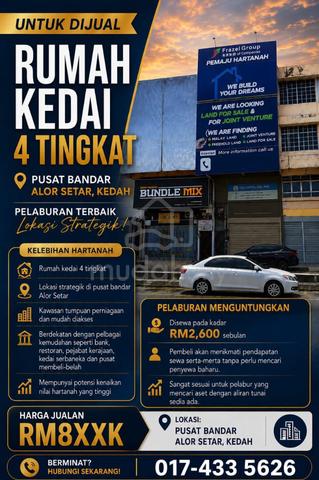 Rumah Kedai Untuk Di Jual 1