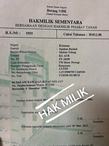 Tanah Lot Banglo Untuk Dijual 1