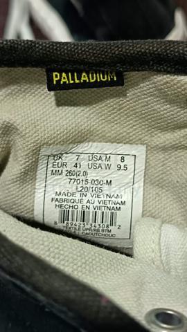 uk7 Palladium Pallarue Canvas Mid - photo 6 of 6