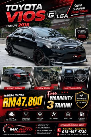 2018 Toyota VIOS 1.5 G FACELIFT (A) - 5
