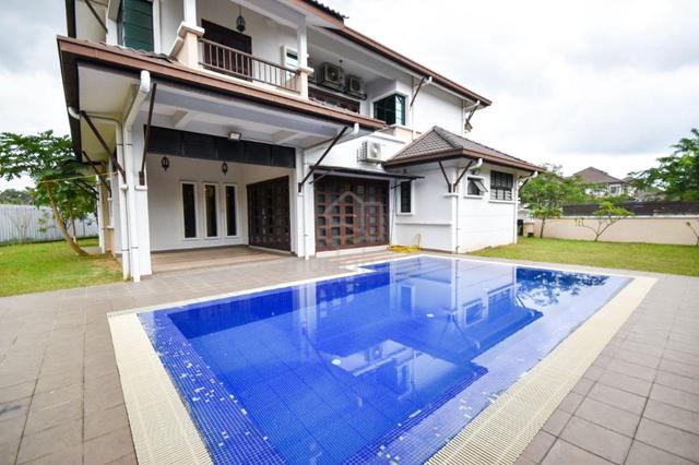 FREEHOLD SWIMMING POOL 13851ft 2 Storey Bungalow Nilai Impian 1