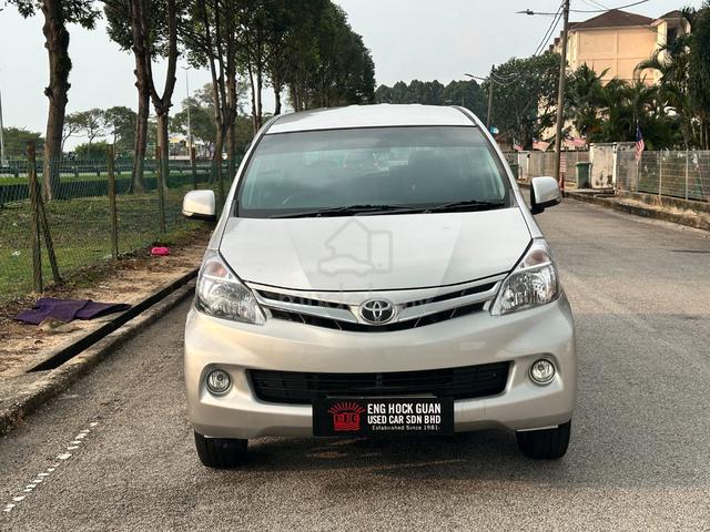 2012 Toyota AVANZA 1.5 G (A) - 2