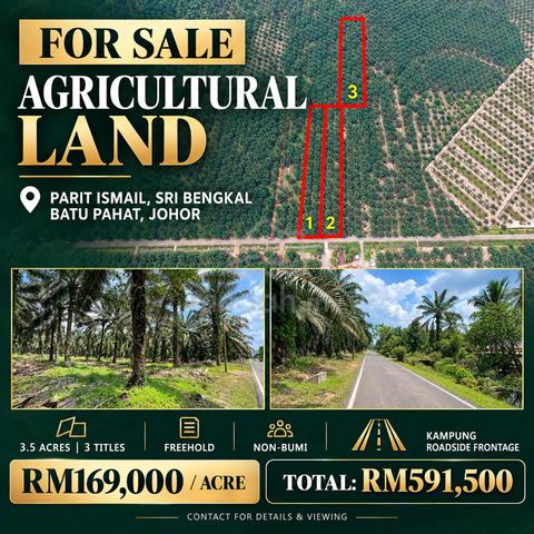 Agri land for sale @ Sri bengkal 1