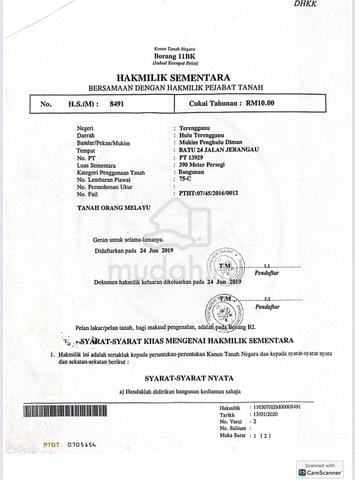 Lot Tanah Kediaman Untuk Dilepaskan 1