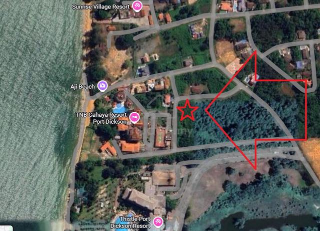 Corner Bungalow Lot 200M to Beach Freehold Non Bumi Port Dickson Sea 1