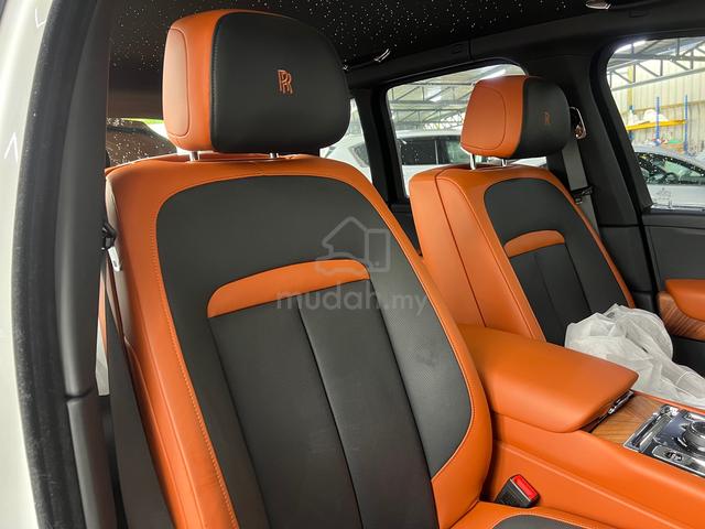 2023 Rolls Royce 6.75 Cullinan Orange Leather Seat - 4