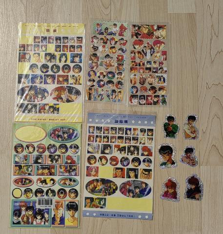 Yu Yu Hakusho Vintage Stickers Bookmarks Cards Lot - photo 2 of 4