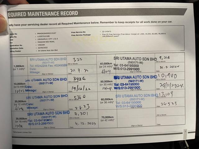 2023 Honda CITY 1.5 E V RS UDR WARRANTRY 20K KM - 5