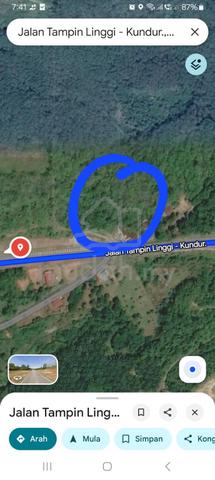 Tanah Pertanian di Kg Tampin Linggi Depan Jalan 1