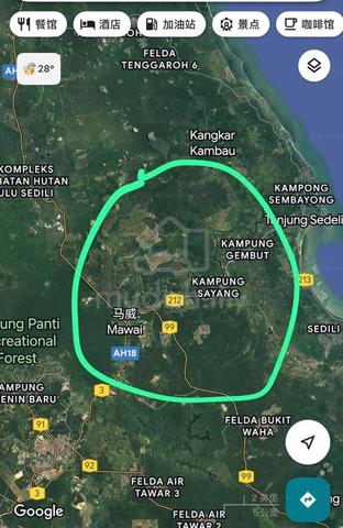 Kota Tinggi 8 Acre Agricultural Oil Palm Land with Harvest Rm4.5 psf 1