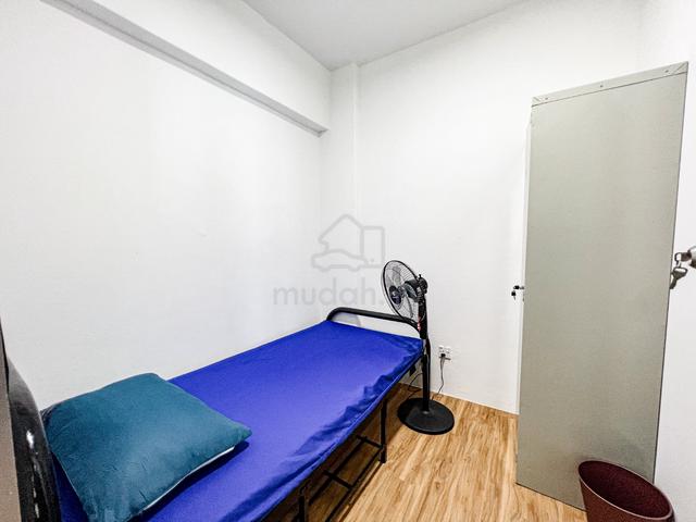 FULLY FURNISHED WITH WIFI SINGLE ROOM Sri Rakyat Apartment Bukit Jalil 1