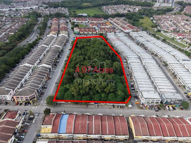 4.967 Acres FLAT LAND Commercial Land Puncak Jalil, SERI KEMBANGAN 1