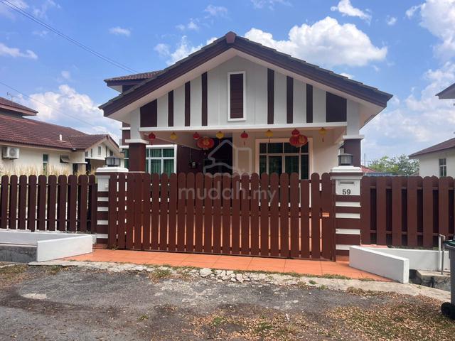 Below Value 10% Less RM60K Freehold 1.5 Sty Bungalow Krubong Perdana 1