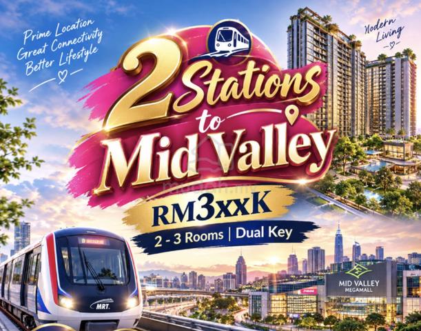 Link Mid Valley @ DUAL KEY 2 Room|Waling to LRT/MRT Sungai Besi 1
