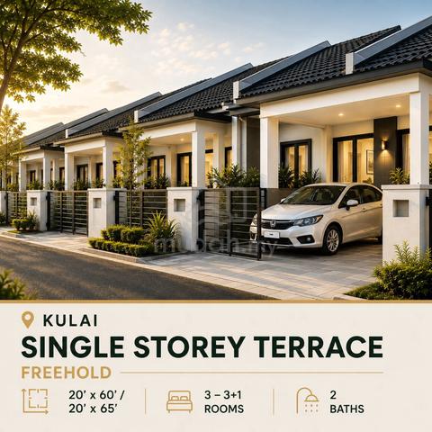 Kulai Freehold Single Storey Terrace | Cash Rebate 1