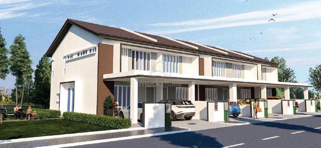Rumah Teres Dua Tingkat di Kulim 1