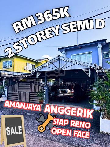 Cash Back 100 K Bandar Amanjaya Anggerik 2 Stry Semi D Rumah Berbaloi 1