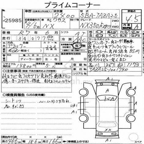 [4.5A GRADE] 2022 Lexus NX 350 2.4 F SPORT AWD (A) - 2
