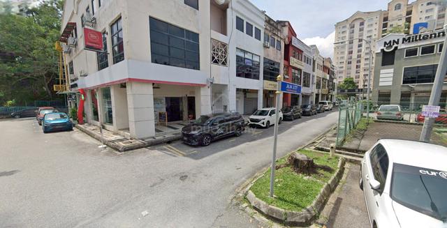 wangsa maju 3 sty shoplot jalan 3/27f (corner lot) 26x75-freehold-- 1
