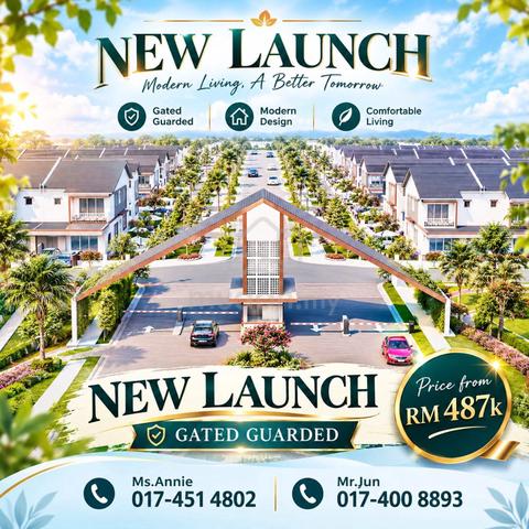Full Loan_Gated &Guarded_Kulim Hi Tech New Project_2 Storey Terrace 1