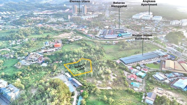 NT Land | 2 acres | Flat Land | Near Bataras Menggatal | Jalan Tuaran 1