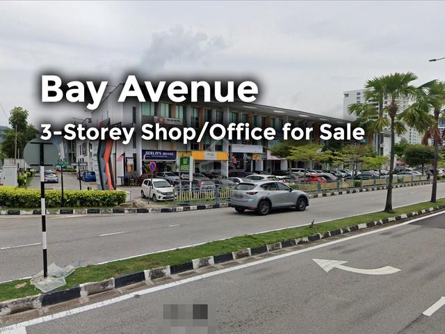 Bay Avenue Bayan Lepas 3-Storey Shop Office for Sale | Main Road 1