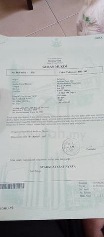 tanah kampung untuk dijual 1