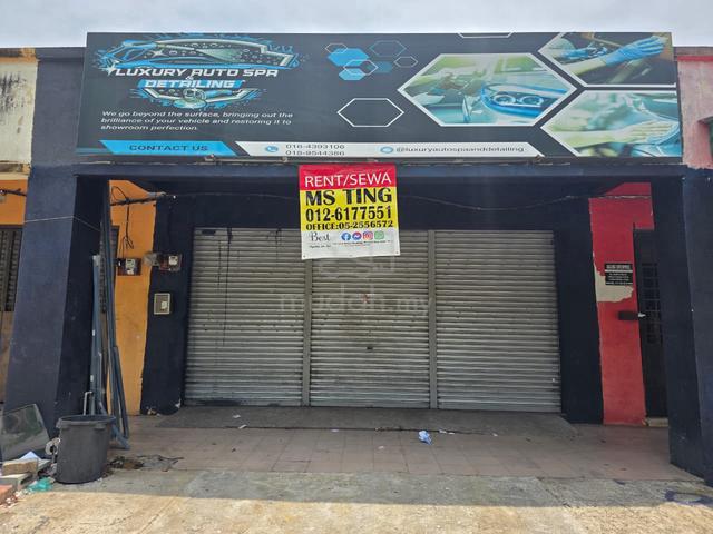 For Rent KLEBANG PUTRA SINGLE STOREY SHOP LOT 1