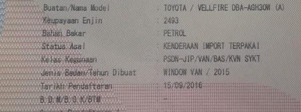 Toyota VELLFIRE 2.5 ZG Modellista Sunroof 9Y Loan - 3