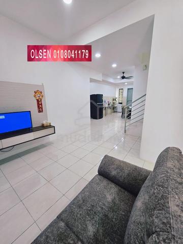 Simpang ampat Pearl City townhouse fully furnished house for rent 1