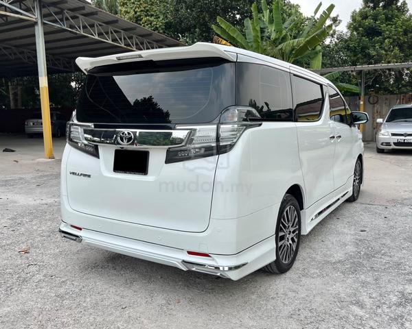 L/KEDAI 2017 Toyota VELLFIRE 2.5 ZG MODELLISTA F/L - 2