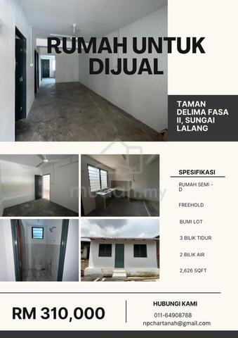 JUALAN SEGERA!⚡️ - Taman Desa Aman Fasa II, Sungai Lalang 1