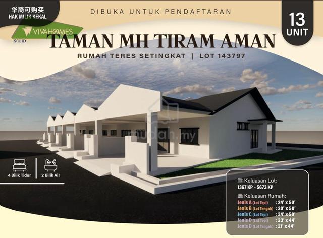 Rumah Teres Setingkat @ Taman Tiram Aman 1