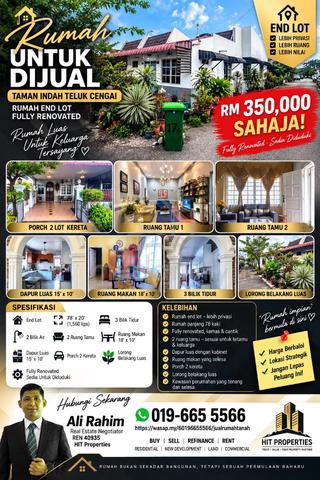 RUMAH END LOT FULLY RENOVATED Kedah 1