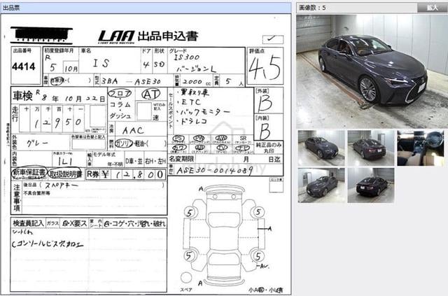 2023 Lexus IS300 2.0 VERSION L Mark Levinson 12kKm - 2