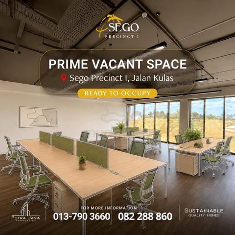 Commercial space for rent at Sego Precinct I, Jalan Kulas 1
