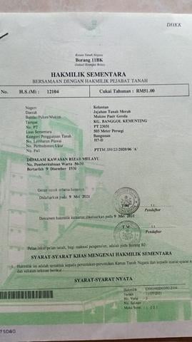 Lot banglo siap geran 1