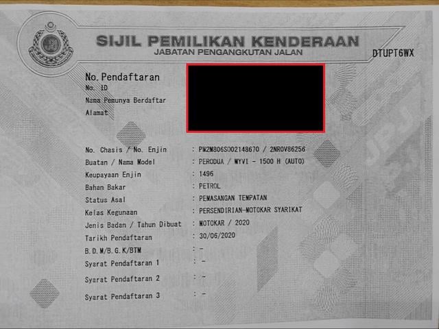 2020 FULL Service RECORD PERODUA - 2