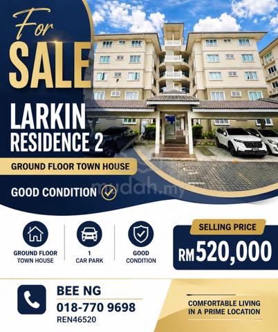 Larkin Residence 2 Ground Floor Townhouse lower price AAA condition 1