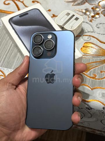 Iphone 15 Pro Blue Titanium 256gb - photo 2 of 4