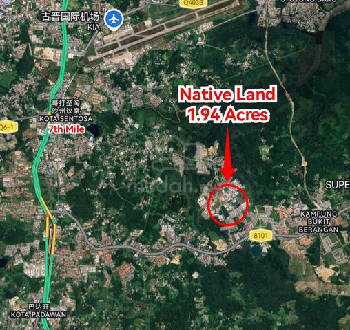 1.94 Acres Native Land at Jalan Stakan, Kuching 1