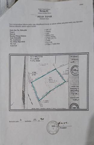Pahang Kuala Lipis Agricultural Freehold Land For Sale 1